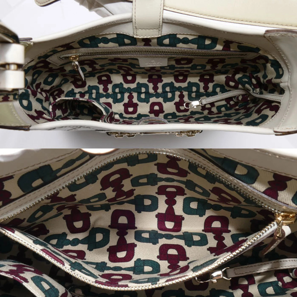 GUCCI Guccissima One-Shoulder Bag, White, 145778, Women's - Picture 5 of 9